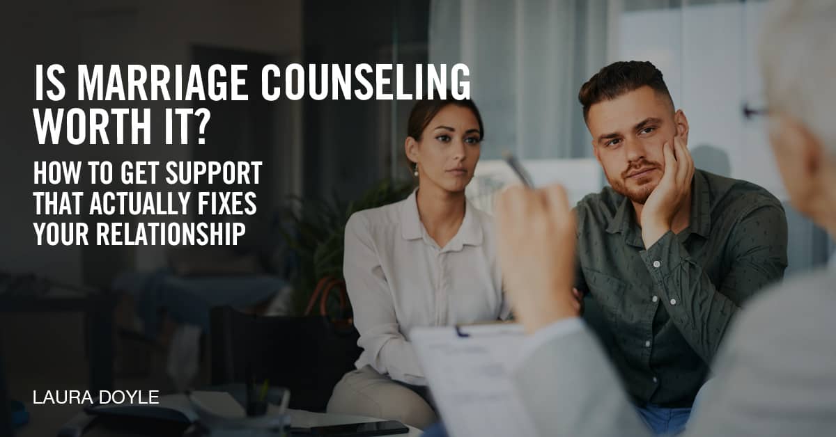 Is marriage counseling worth it?