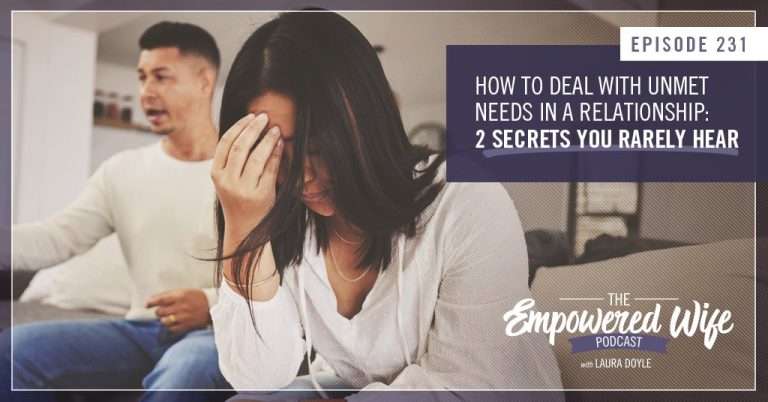 How to deal with unmet needs in a relationship